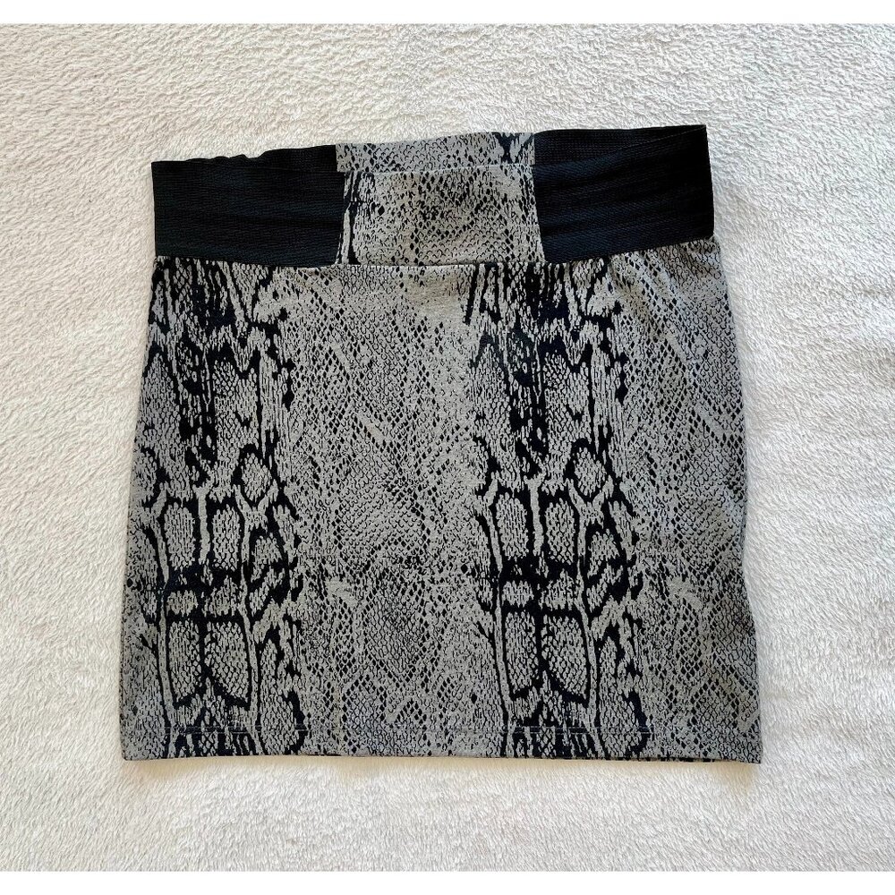 Guess Snake Skin Pattern Mini Skirt